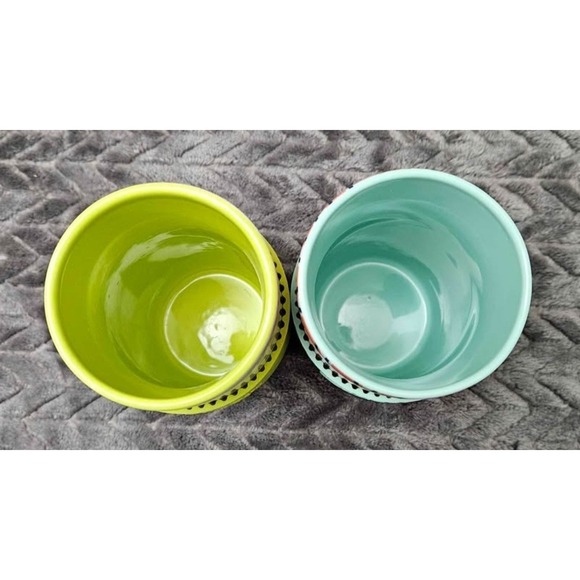 Two Coton Colors Happy Everything 16 Oz Travel Mugs w/Silicone Sleeves - Picture 6 of 6